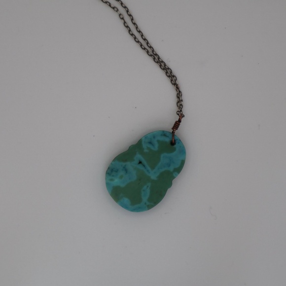 Vintage Carved Jade Buddha Necklace Silver Boho - Picture 3 of 7